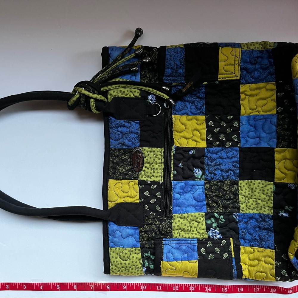 Quilted Patchwork Shoulder Bag - image 5